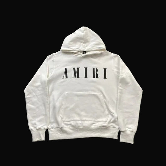 Amiri Logo Hoodie White
