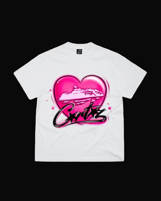 Corteiz Alcatraz Heart Shirt White