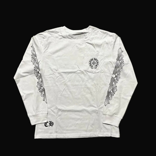 Chrome hearts long sleeve White