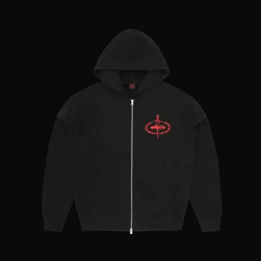 21 Savage Slaughter Gang X CRTZ Zip Up Hoodie