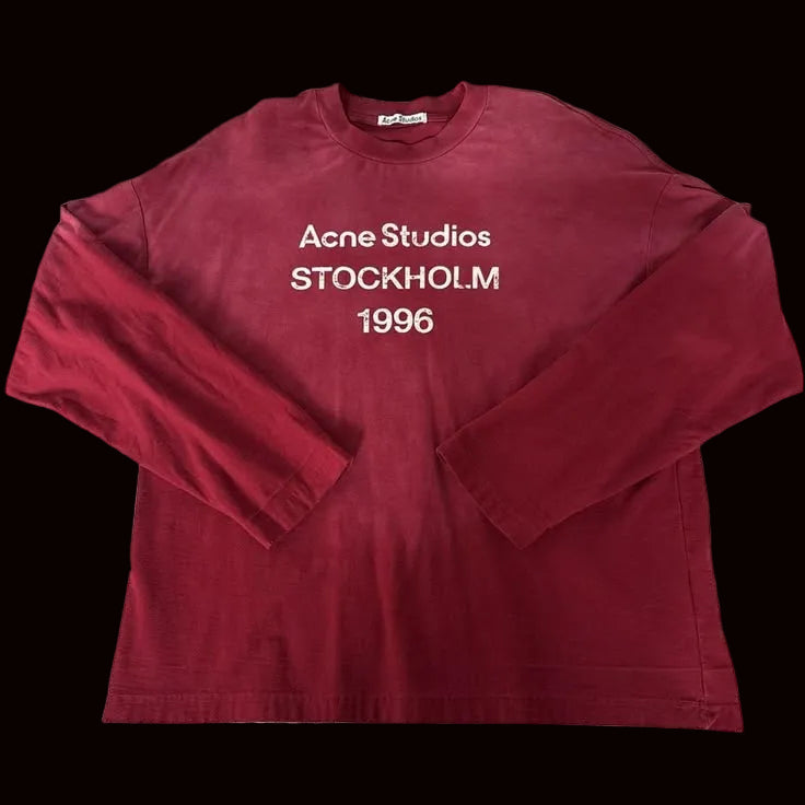 Acne Studio Long Sleeve Red