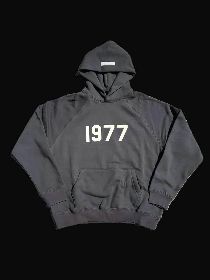 Essentials Fear Of God 1977 Hoodie Black