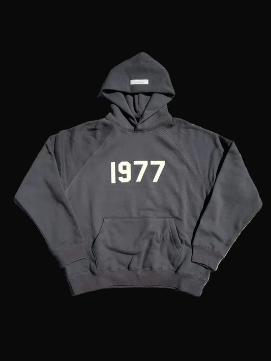 Essentials Fear Of God 1977 Hoodie Black