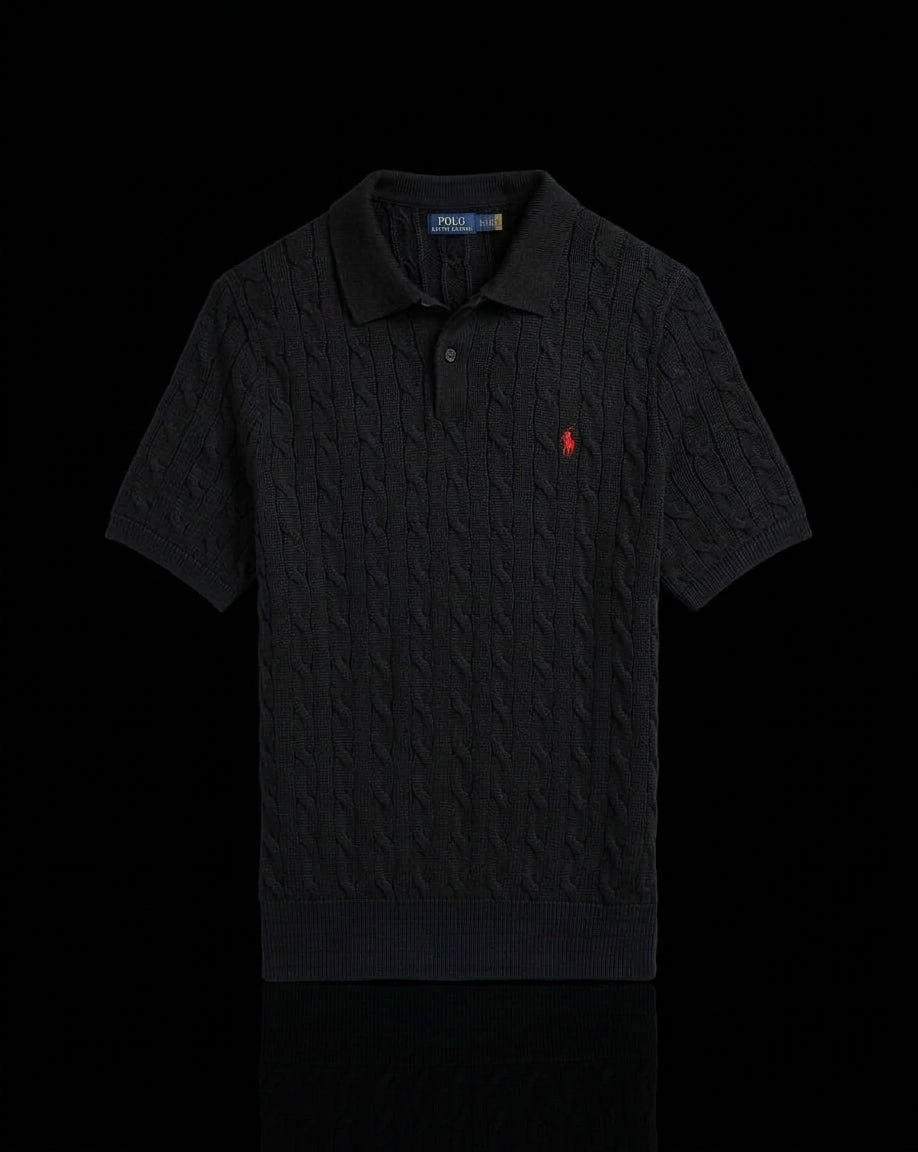 Ralph Lauren knit Polo Black