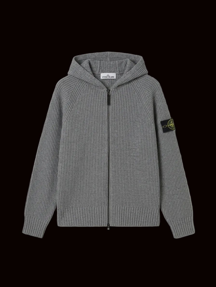 Stone Island Grey Zip Up