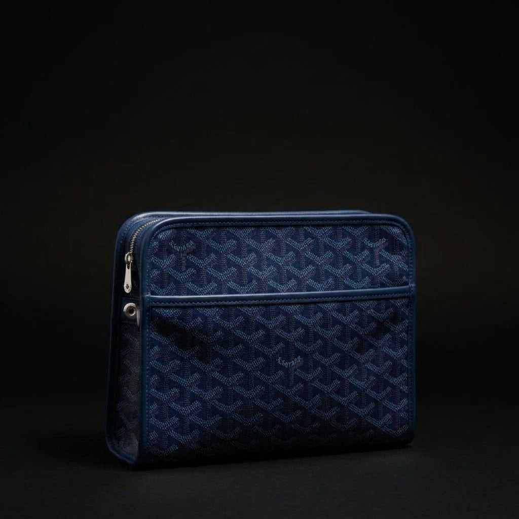 Goyard Pouch Dark Blue