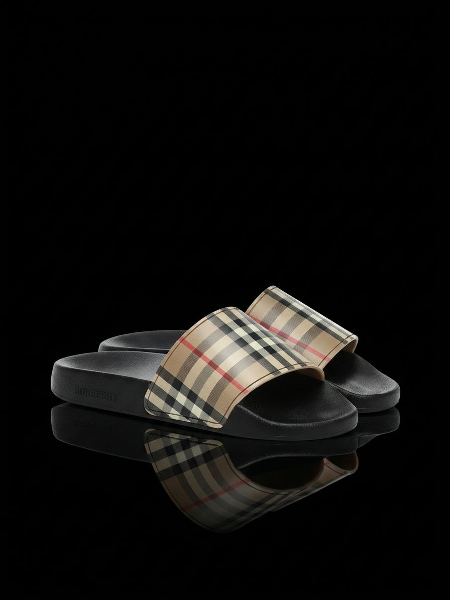 Burberry Check Slides