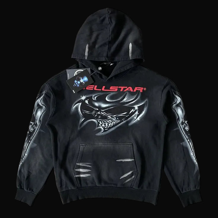 Hellstar Hoodie Black & Red