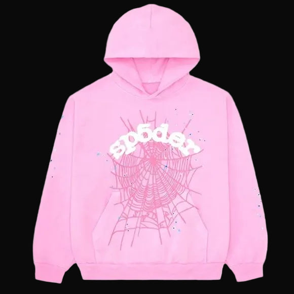 Sp5der Hoodie Pink