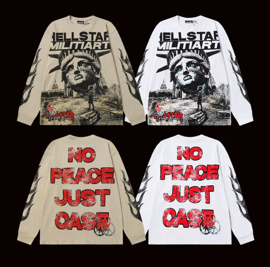 Hellstar "NO PEACE JUST CASE" Sweatshirt