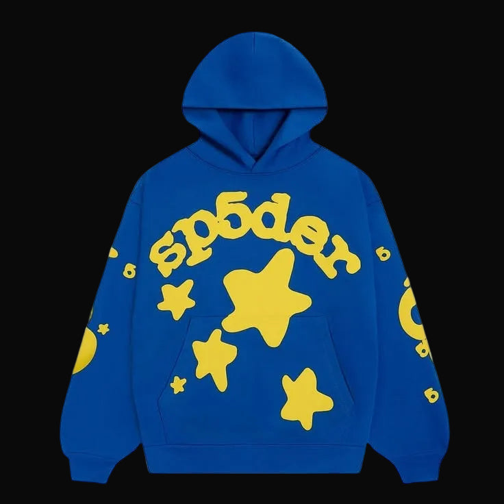 Sp5der Beluga Hoodie Blue