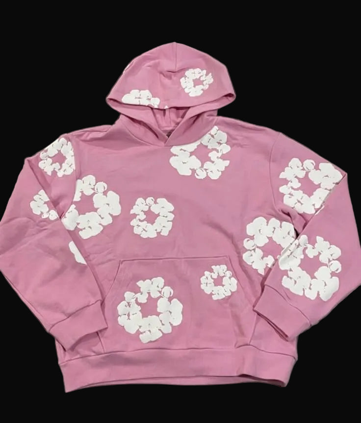 Denim Tears Hoodie Pink
