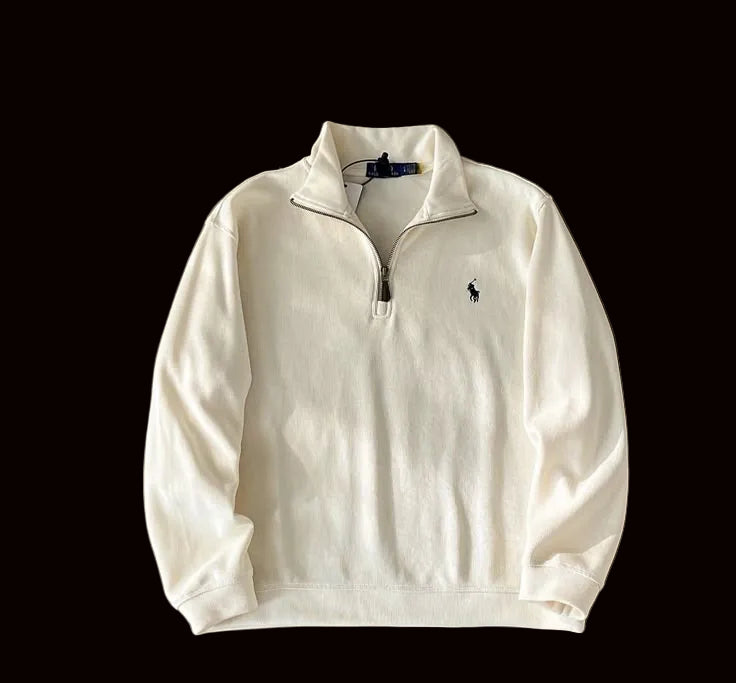 Ralph Lauren Cream Quarter Zip Up