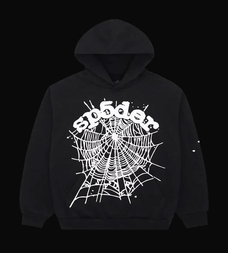Sp5der Hoodie Black