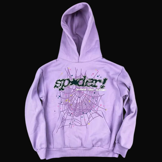 Sp5der Hoodie Purple