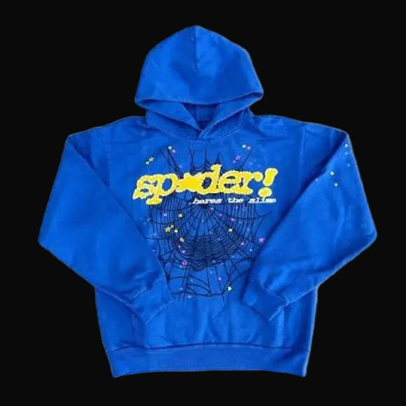 Sp5der Hoodie Blue