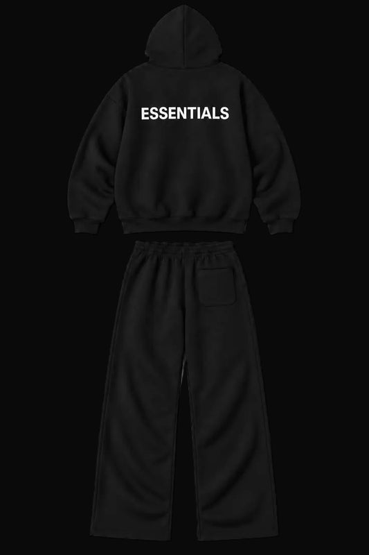 Essentials Tracksuit Black