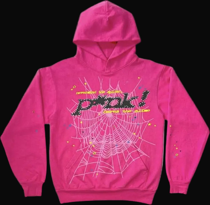 Sp5der Hoodie Pink
