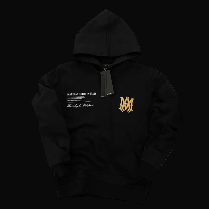 Amiri ‘Manufactured In Italy’ Hoodie Black
