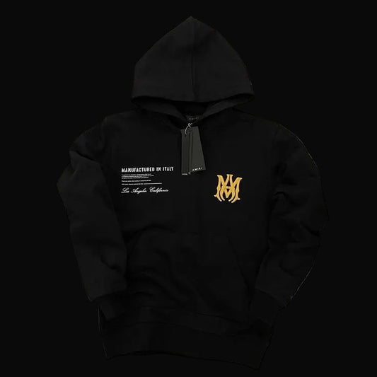 Amiri ‘Manufactured In Italy’ Hoodie Black