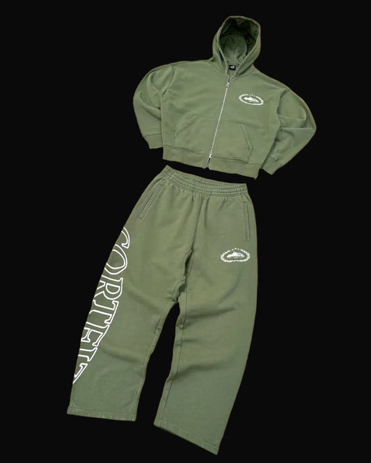 Corteiz Tracksuit Dark Green
