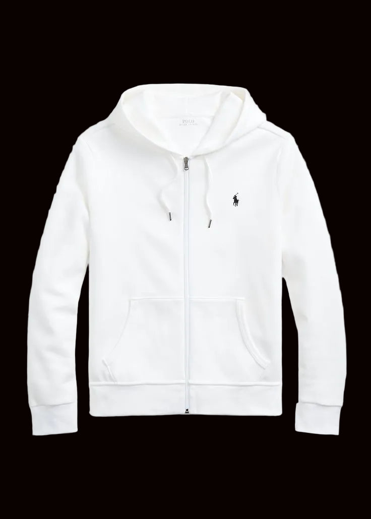 Ralph Lauren White Zip Up