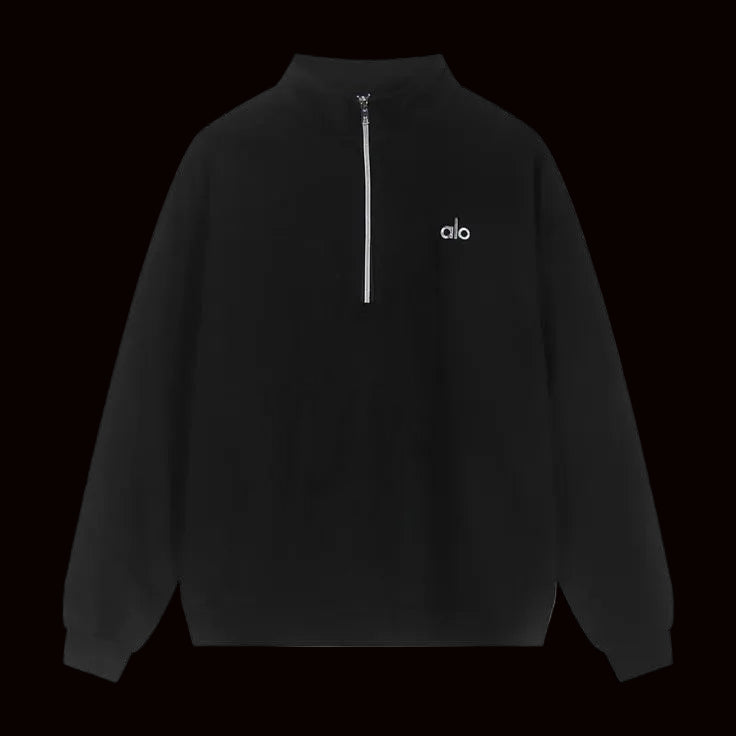 Alo Quarter Zip Black