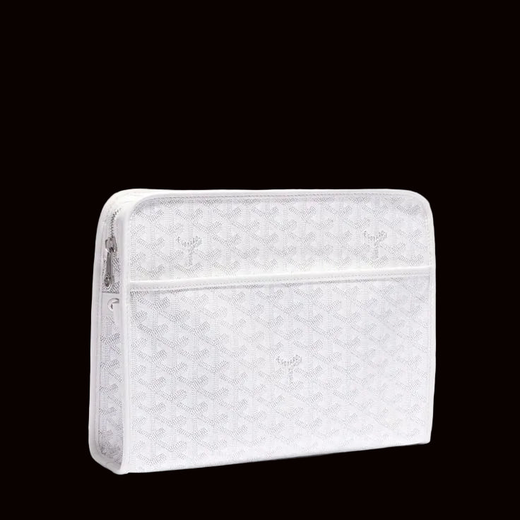Goyard Pouch White